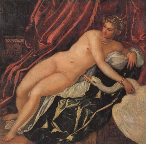 Jacopo Tintoretto Leda and the Swan France oil painting art